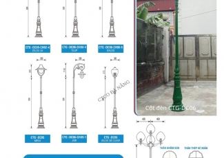Top những siêu phẩm cột đèn trang trí đẹp nhất 2023 tại Đà Nẵng
